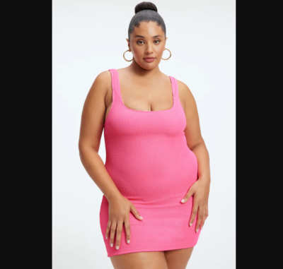 Good American Dresses | Nwt- Good American Bright Pink Always Fits Mini Dress | Color: Pink | Size: 2x | Jesshatton's Closet