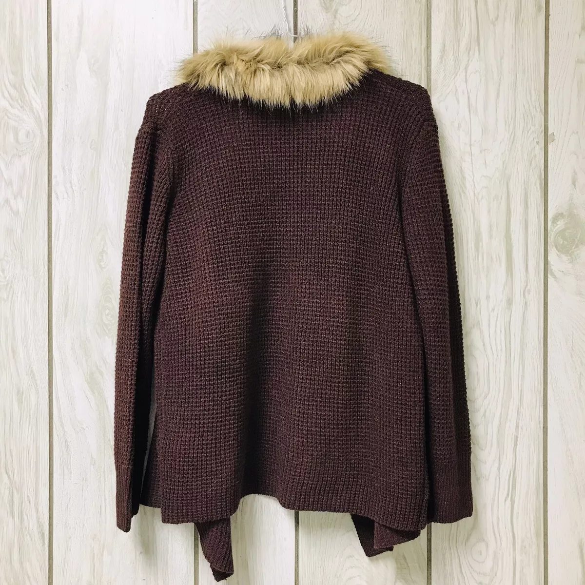 Faux fur cardigan forever clearance 21