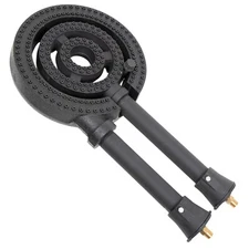 Leyso WR-RB3 Three Rings Burner with 2 Gas Pipes, 2 Air Shutters and Pilot Tip