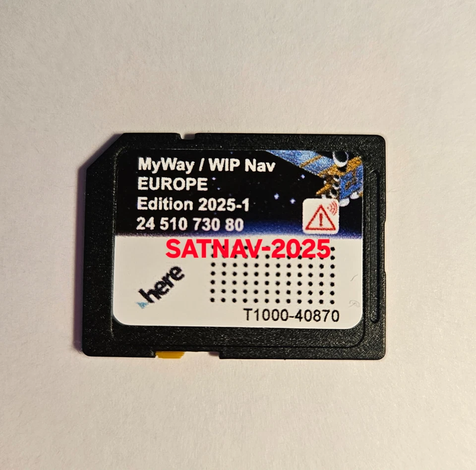 LATEST 2025-1 CITROEN PEUGEOT SD CARD NAVI UPDATE RNEG EUROPE WIPNAV/MYWAY RADAR - Imagen 2 de 4