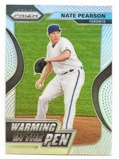 2020 PRIZM BASEBALL NATE PEARSON WARMING IN THE PEN SILVER PRIZM (BLUE JAYS)