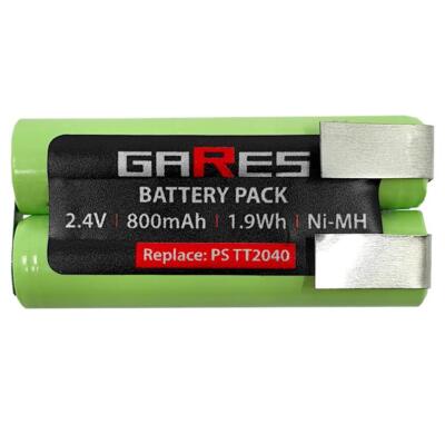 800mAh 2,4V Akku für Bartschneider Bodygroom Philips TT2040 der Marke Gares