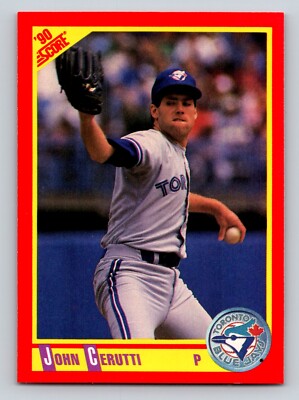John Cerutti 1990 Score #429 Toronto Blue Jays
