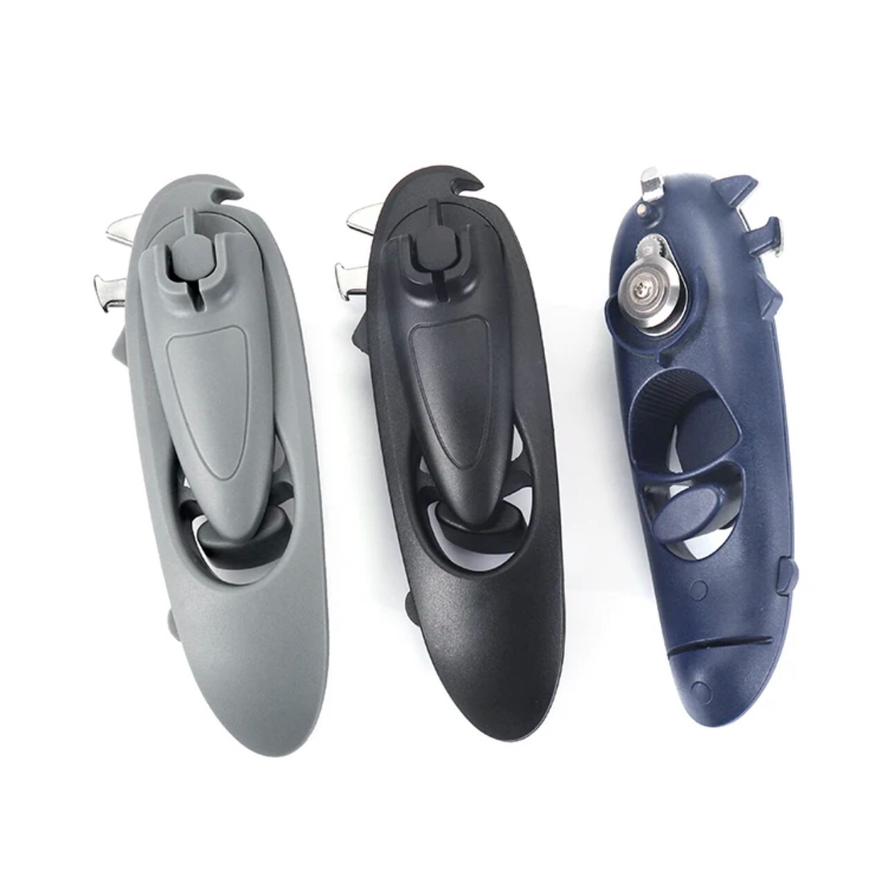 Multifunction Can Opener 8 In 1 Manual Kitchen Tool Bottle Jar Portable Gadget B-image