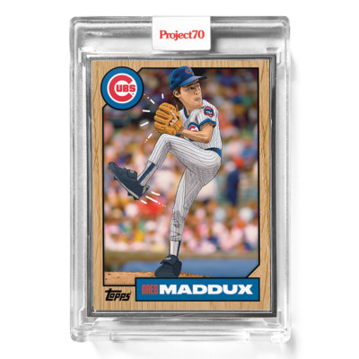 Topps Project70® Card 278 - 1987 Greg Maddux by Blue the Great