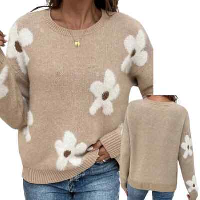 Daisy Flower Thick & Cozy Sweater