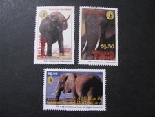 Antigua & Barbuda Stamps African Elephants Issues Never Hinged Unused