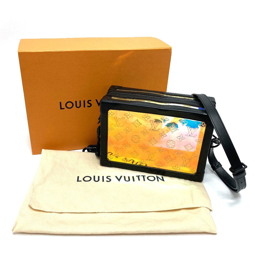 LOUIS VUITTON M55932 Monogram Prism Trunk Shoulder Bag LOUIS VUITTON M55932 Monogram Prism Trunk Shoulder Bag