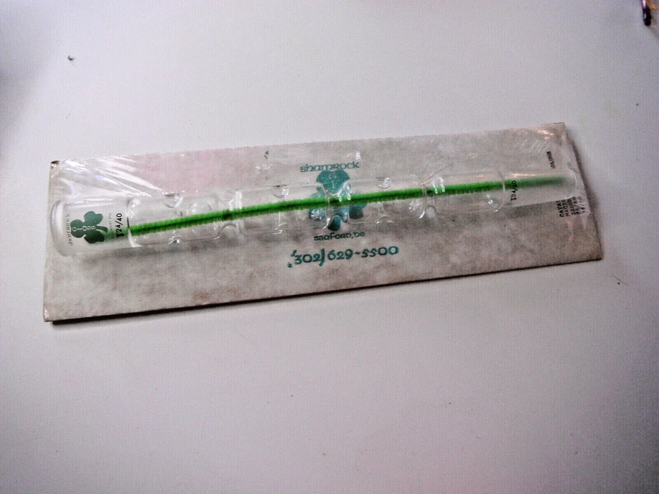 NEW shamrock glass 320mm 3 ball macro snyder column 24/40  FREE  SHIPPING - Image 2 of 4