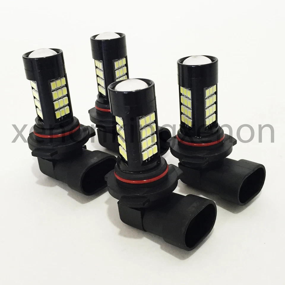 Combo 9006-HB4 9005-HB3 Samsung LED 42 SMD High/Low Beam White #x5 Light Bulbs - Image 2 of 4