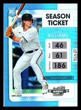 2022 Panini Chronicles #20 Luke Williams /299 RC Rookie Contenders Optic Hyper