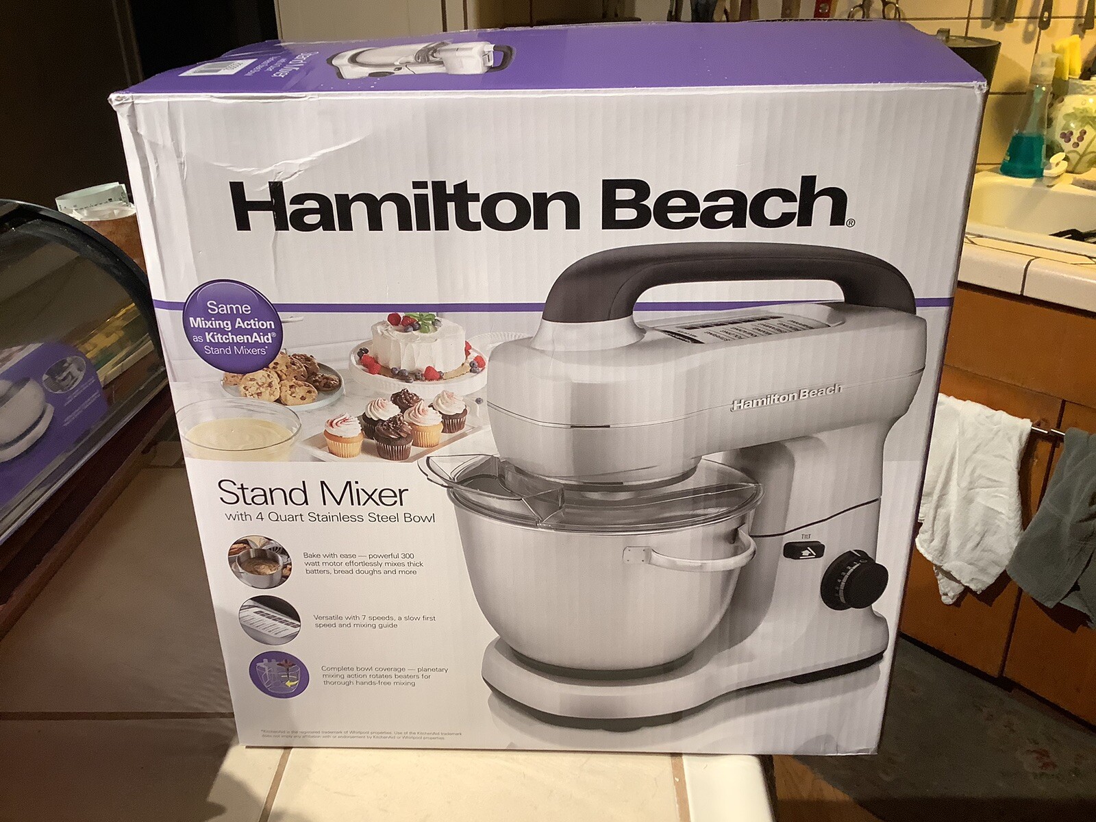 Hamilton Beach 7 Speed Stand Mixer, Silver (63392) eBay