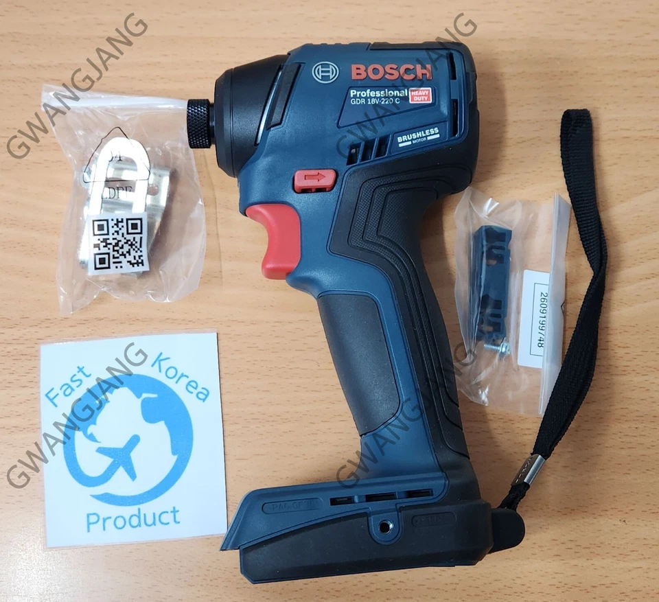 BOSCH GDR 18V-220 C Cordless Impact Driver Body Only Bare Tool DIY Hand Work - Image 2 of 4