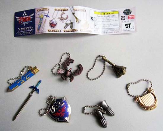 ゼルダグッズ Legend of Zelda: Skyward Sword Metal Item Set of 6 (2012