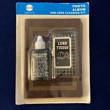 Vintage NEW Minolta Lens Cleaning Kit and Photo Album Sealed