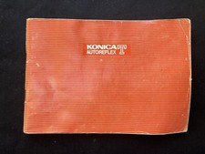 Konica Autoreflex T User Manual Instruction Booklet