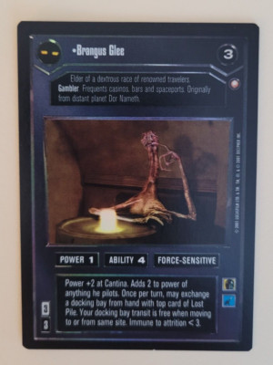 Star Wars CCG - Reflections III - Brangus Glee - FOIL