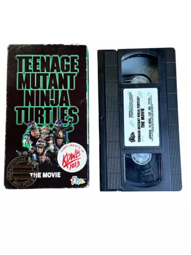 1990 Teenage Mutant Ninja Turtles The Movie VHS Promotional Not for Resale