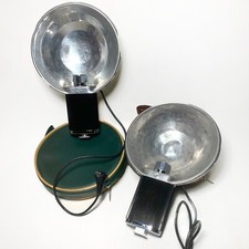 2 Agfa Flash Gun KL 6821 w/ Cases Vintage Camera Equipment Lot Made in Germany