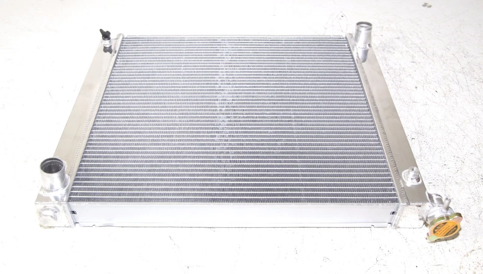 RADIADOR EMUSA Aluminio 2" 2 Filas Rendimiento Racing apto 90-06 Nissan 300ZX Z32 Foto 4 de 4