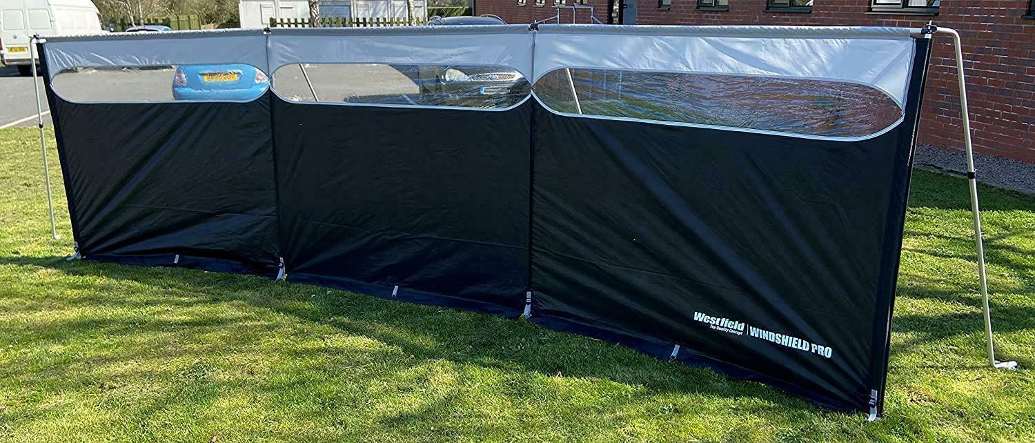Quest Westfield Windshield Pro Expert Deluxe Premium Framed 3 Panel Windbreak