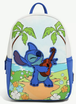 NWT Loungefly Disney Lilo And Stitch/Stitch Ukulele Mini 