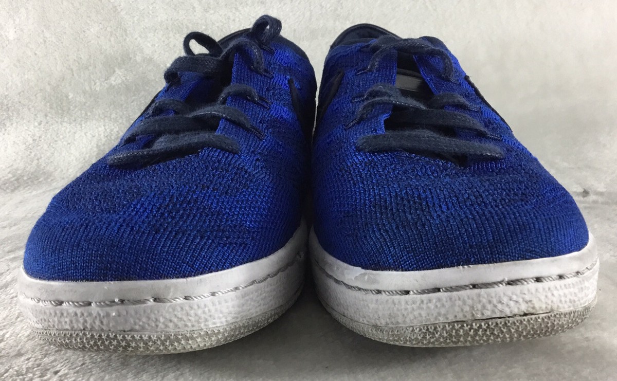 Nike Tennis Classic Ultra QS 807175-401 Men\'s Size 12 Blue Athletic Shows Used Nike Tennis Classic Ultra Premium Polka Dots Blue White Navy  main image 2