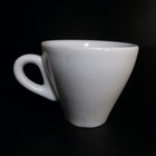 Cup Coffee Ceramic Porcelain White Vintage Art Deco Table IPA Italy N6223