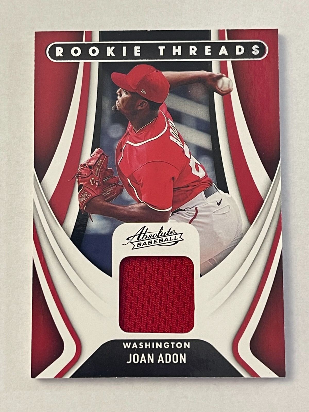 2022 Absolute Rookie Threads #19 Joan Adon Jersey Relic