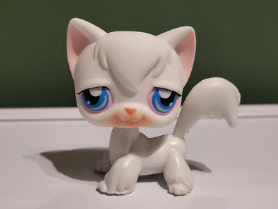 Littlest Pet Shop #55 - Chat Angora - Original Hasbro - Authentique