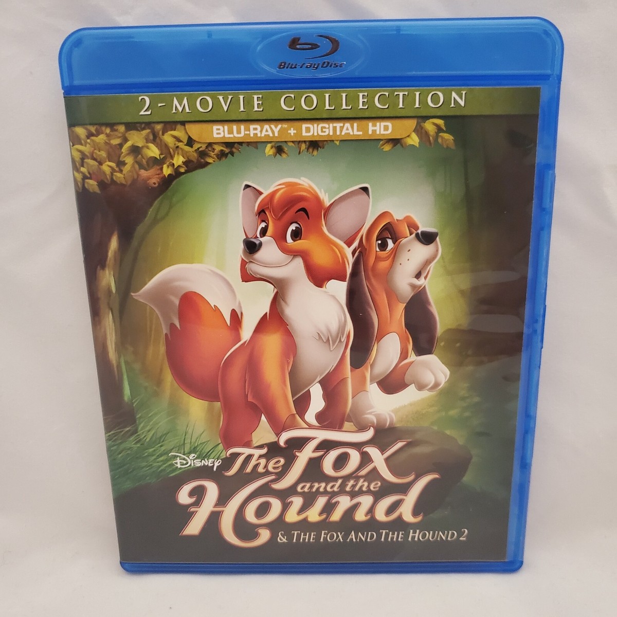 【HOUND DOG】 19802005 BLUE BOX Disney's The Fox And The Hound 1 & 2 Blu-ray 1 Disc 30th