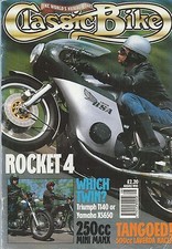 CLASSIC BIKE.Aug1995.Triumph T140E Yamaha XS650 BSA A7 Scott Laverda F500 CB750