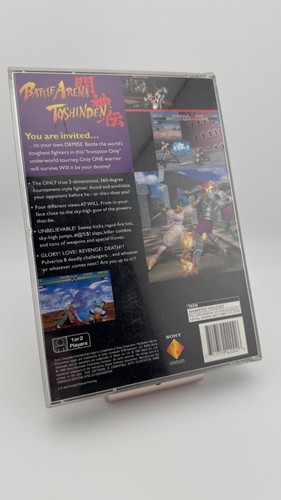 Battle Arena Toshinden Sony PlayStation PS1 - Long Box CIB - Tested & Working! - Picture 3 of 8