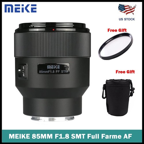 Meike 85mm F1.8 Full Frame AF STM Lens for Sony E-Mount A7 A7R A74 A7R4 A7III - Picture 1 of 12