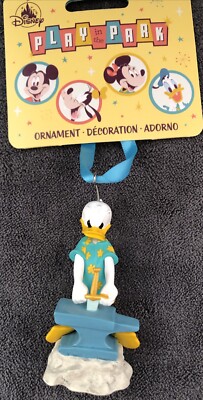Disney Parks Donald Duck Sword In The Stone Ornament