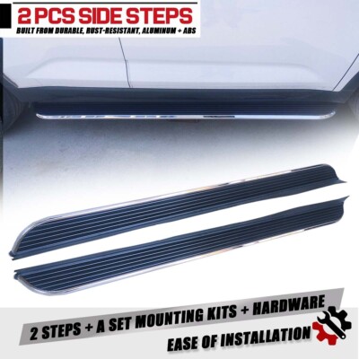 2PCS Running Boards Side Step Nerf Bar Fit 2023 2024 Chirey JETOUR X70 X70 PLUS