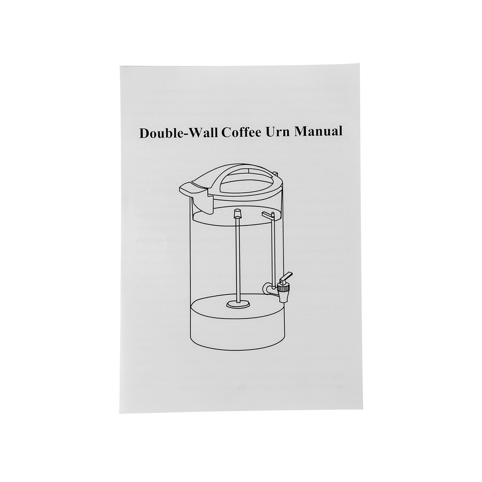 8L Commercial Coffee Urn - Stainless Steel Maker with Temperature Control