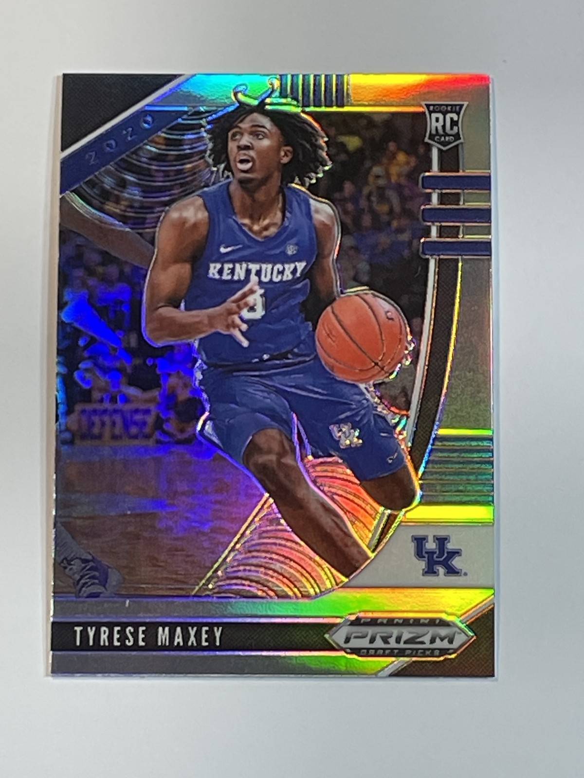 2020 Panini Prizm Draft Picks Collegiate Tyrese Maxey #54 Silver