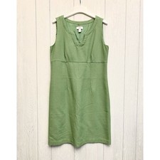 LOFT Green Sleeveless Dress Size 12 NWOT