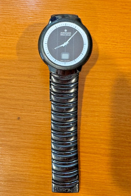Junghans Mega Solar Radio Controlled Titanium Watch Light Dial Germany