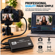4K HDMI Video Capture Card USB 3.0 1080P 60FPS Game Recorder Streaming