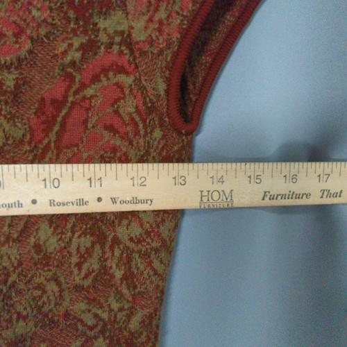 Abito Peruvian Connection donna XS marrone pima cotone maniche ad aletta - Foto 4 di 8