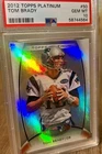 2012 Tom Brady - Topps Platinum  #50 🔥 PSA 💎 10 🔥 LOW POP! 🐐
