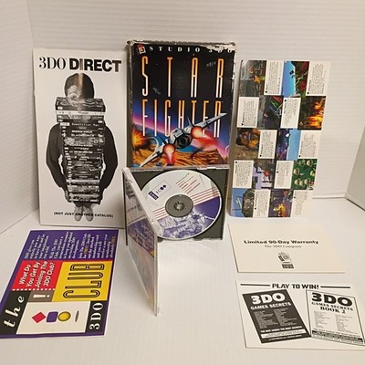Star Fighter 3DO 1995 CIB w Manual | Rare Sci-Fi Flight Shooter
