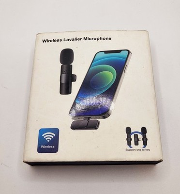 Lavalier Microphone Wireless Audio Video Recording Mini Mic For Android/iPhone 