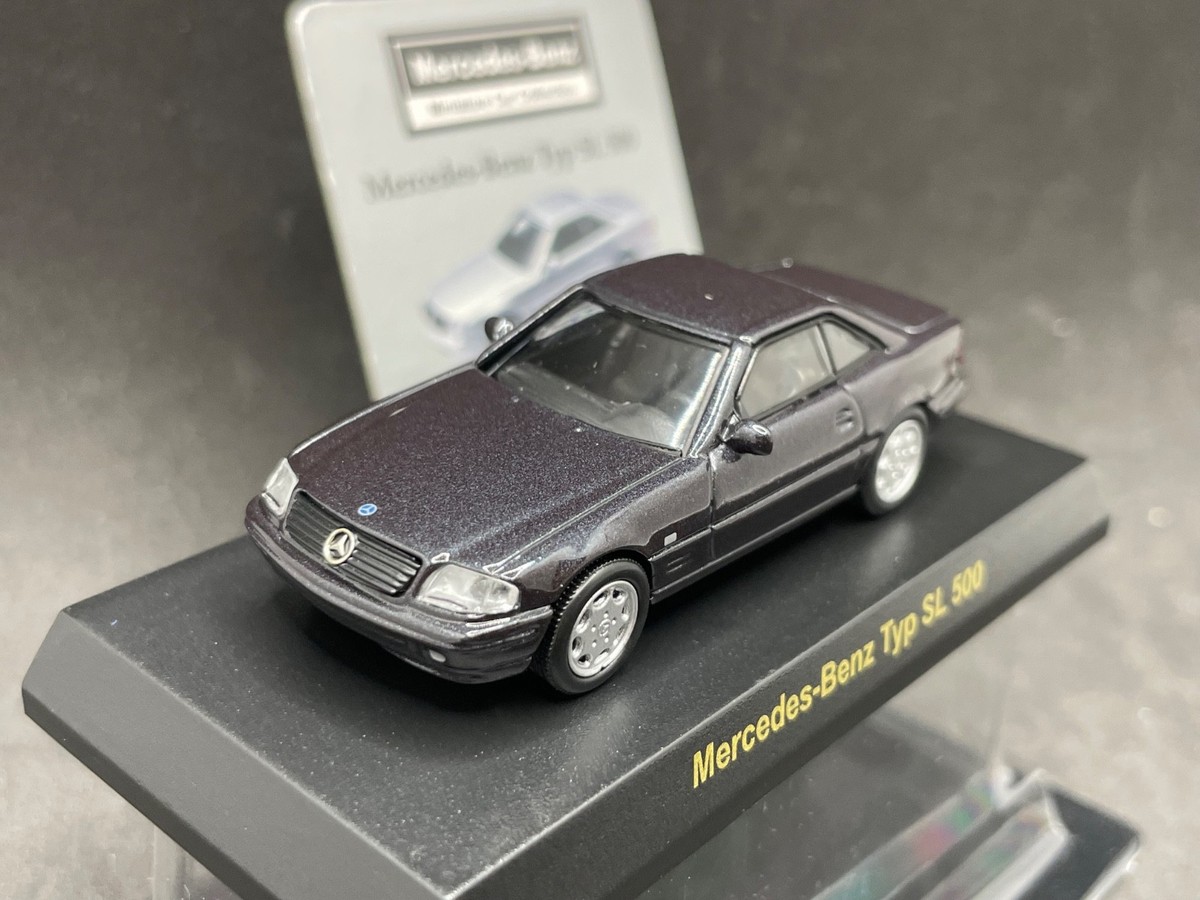 Kyosho 1/64 Mercedes-Benz Typ SL500 Black Diecast model car 9F3 | eBay