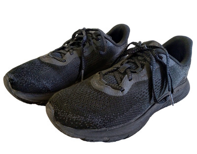 Under Armour HOVR Turbulence 2 Men's Running Shoes, Sneakers, Triple Black, Sz 8
