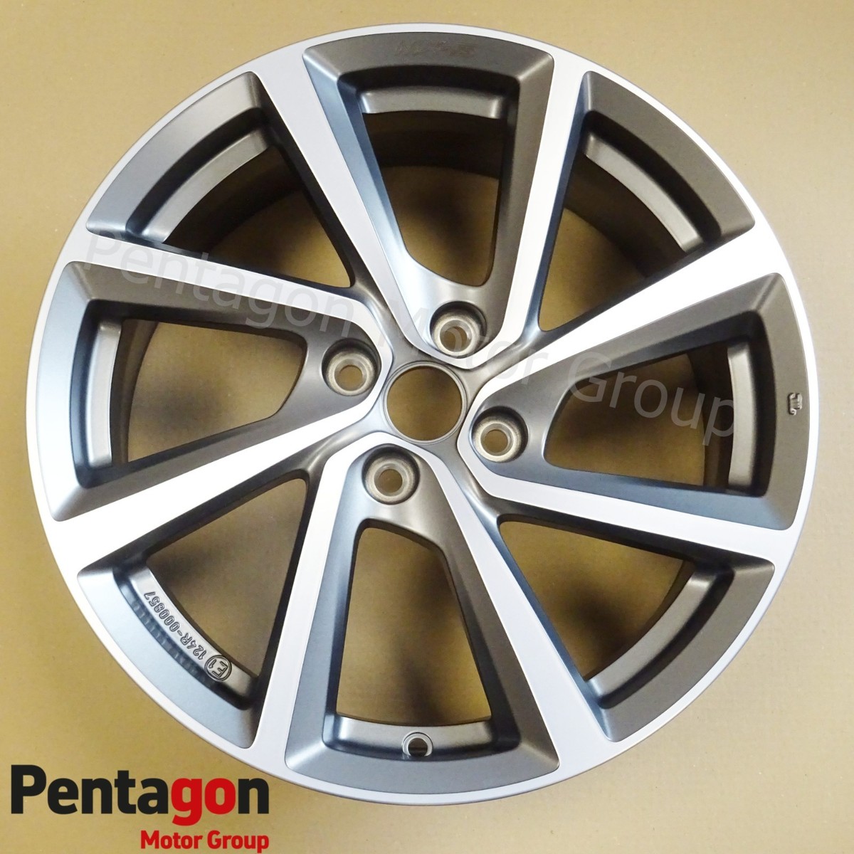 masa　0527 Mazda MX-5 17-Inch Diamond Cut Alloy Wheel Silver for sale online