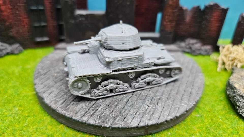 3D-SCALE M13/40 italienischer Panzer Italien Italy Tank WOT WW2 Bausatz in 1/87 1/72 1/76