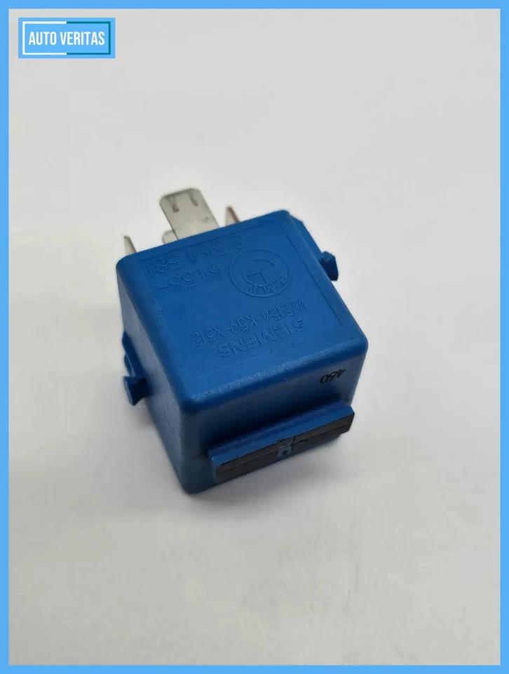 Original BMW 3 Series E36 E46 5 Series E39 Relay blue 8364581 - Image 4 of 4